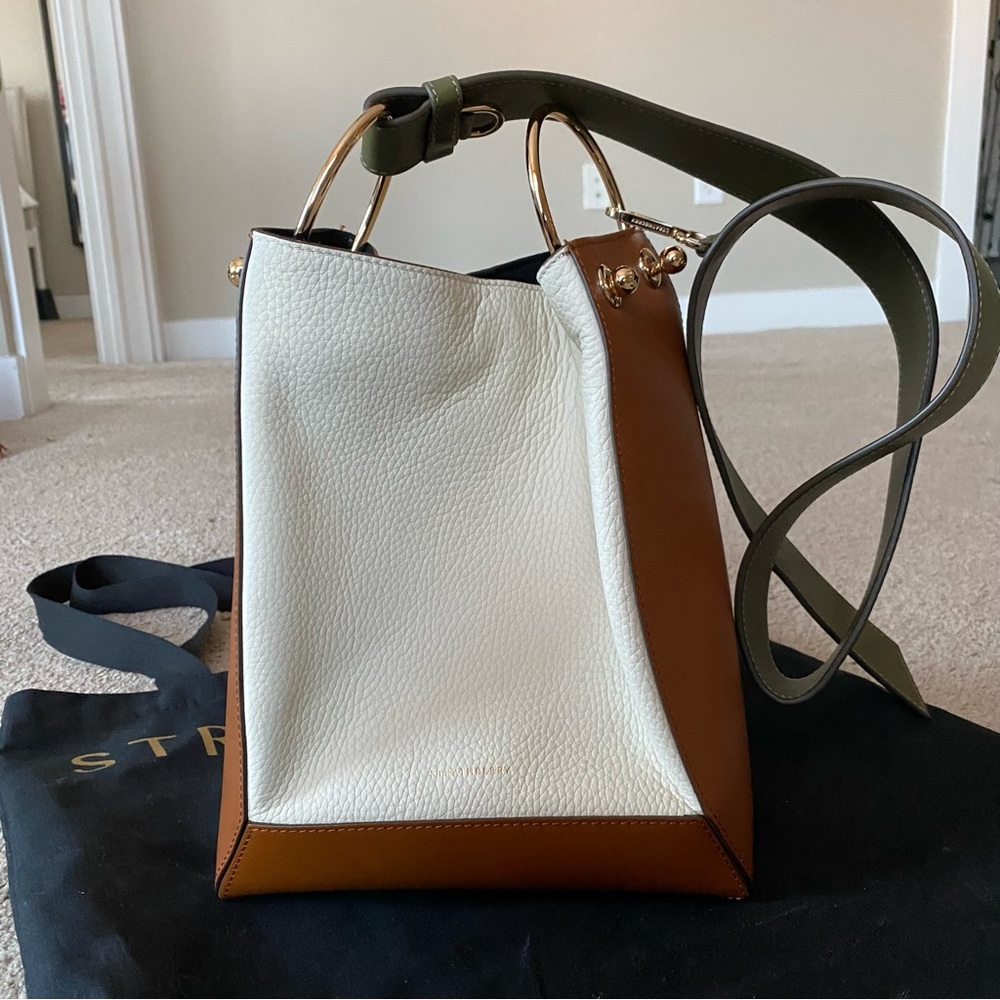 strathberry midi lana bucket bag